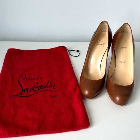 Christian Louboutin Nappa Leather Almond Toe 100mm Heels Pumps 36.5 - Picture 16 of 16